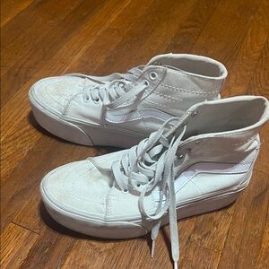 Vans White High-Top Sneakers